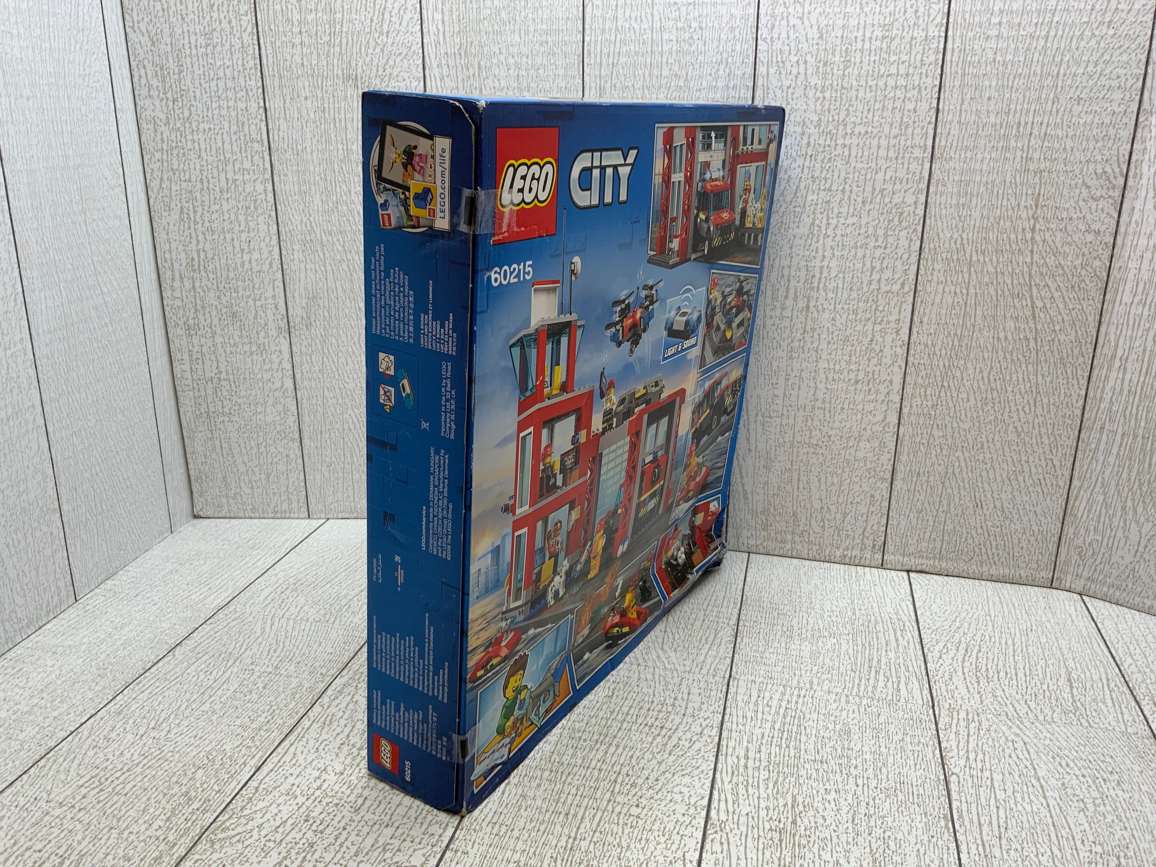 LEGO City Fire Station 60215 Fire Rescue Tower Building Set (8022578168046)